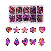 Glass Rhinestone Pendants YS-TAC0007-01B-1