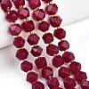 Natural Ruby Beads Strands G-T140-10-3