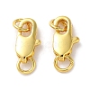 Rack Plating Brass Lobster Claw Clasps KK-F090-24G-01-1