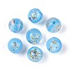 Handmade Foil Lampwork Beads LAMP-T021-31D-1