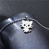 Stainless Steel Pendant Necklaces PW-WGF5F36-01-4