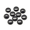 Synthetic Black Stone Cabochons G-R416-14mm-46-1-1