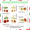 8Pcs 2 Styles Brass Charms KK-SC0006-89-2