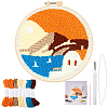 DIY Punch Needle Embroidery Starter Kits for Beginners DIY-WH20013-88A-1