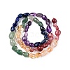 Chakra Theme Natural Amethyst & Topaz Jade & Red Agate & Quartz Crystal & Strawberry Quartz & Lapis Lazuli & Green Aventurine Beads Strands G-N344-07-2