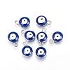 304 Stainless Steel Enamel Charms STAS-G122-24F-1