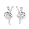 Alloy Crystal Rhinestone Pendants ALRI-C008-39P-1