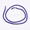 Opaque Solid Color Glass Bead Strands X-GLAA-F076-A03-2