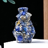 Natural Lapis Lazuli Resin Cover Sculpture Display Decorations PW-WGE8590-06-1