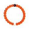 Yin-yang Style Silicone Round Beaded Bracelets for Women Men FS-WG639CC-23-2