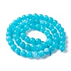 Natural White Jade Imitation Amazonite Beads Strands G-I299-F04-6mm-2