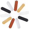 100Pcs 5 Colors Imitation Leather Sew on Patches DIY-GF0005-17-1