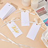 100 Sets Blank Paper Gift Tags CDIS-ME0001-02C-4