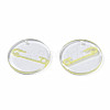 Transparent Resin Pendants RESI-N030-005C-3