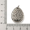 316 Surgical Stainless Steel Pendants STAS-E212-37AS-3