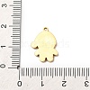 Christmas 304 Stainless Steel Enamel Pendants LS-STAS-B112-02G-04-3