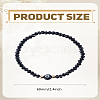 1Pc Lampwork Evil Eye & Glass Beaded Stretch Bracelets BJEW-LP0004-13A-2