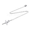 201 Stainless Steel Pendant Necklaces NJEW-T009-JN111-1-45-2