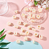 50Pcs 5 Styles UV Plating Opaque Acrylic Beads PACR-TA0001-31A-6