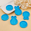 Boutigem 6Pcs 6 Style DIY Silicone Fondant Molds DIY-BG0001-22-5