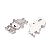 Halloween Theme Rack Plating Luminous Alloy Enamel Pendants ENAM-N056-234P-4