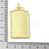 Brass Micro Pave Cubic Zirconia Pendant with Enamel KK-H458-02G-P01-3