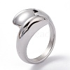 Tarnish Resistant Unisex 304 Stainless Steel Finger Rings RJEW-K233-09-P-3