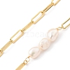 Natural Baroque Pearl Pendant Necklaces NJEW-JN03086-4