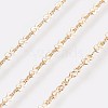 Long-Lasting Plated Brass Link Chain Necklaces NJEW-K112-05G-NF-2