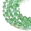 Transparent Electroplate Glass Beads Strands LS-GLAA-F029-3mm-A24-3