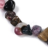 Natural Colorful Tourmaline Nuggets Beads Strands G-B125-A12-01-3