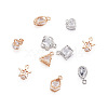 Alloy Charms ZIRC-TA0001-04-3