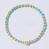 Bohemian Style Seed Beaded & Pearl Stretch Bracelet for Women XY5299-1-1