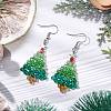 304 Stainless Steel Dangle Earrings EJEW-JE06207-1