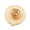 Golden Alloy Brooches JEWB-E032-01G-07-2