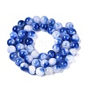 Natural Dyed Persian Jade Beads Strands G-Q609-8mm-01-3