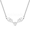 Deer Urn Ashes Pendant Necklace PW-WG78BFC-04-1