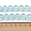 Transparent Glass Beads Strands GLAA-H038-01G-4