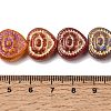 Painted Glass Beads Strands GLAA-Z021-14A-4