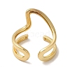 Brass Open Cuff Rings RJEW-Q778-39G-3