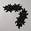 Polyester & Plastic Pearl & Rhinestone Ornament Accessories PATC-WH0008-104A-1