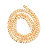 Eco-Friendly Dyed Glass Pearl Round Beads Strands HY-A002-4mm-RB072-5