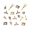   90 Pcs 9 Styles Tibetan Style Alloy Pendants TIBEP-PH0001-20-1