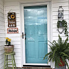 Crafans 2Pcs 2 Color Wooden Doorplate Decorations AJEW-CF0001-09-7