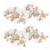 Gorgecraft 2 Sets Flower Polyster Embroidery Ornaments Accessories DIY-GF0005-70D-1