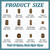 120Pcs 12 Styles Tibetan Style Alloy Tube Beads FIND-PH0020-80-2