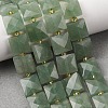 Natural Green Aventurine Beads Strands G-F839-A10-01-1