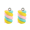 Handmade Polymer Clay Charms CLAY-T016-83B-1