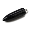 Synthetic Blue Goldstone Pointed Pendants G-F820-12D-2