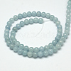 Natural Yellow Jade Beads Strands G-G598-10mm-YXS-18-2